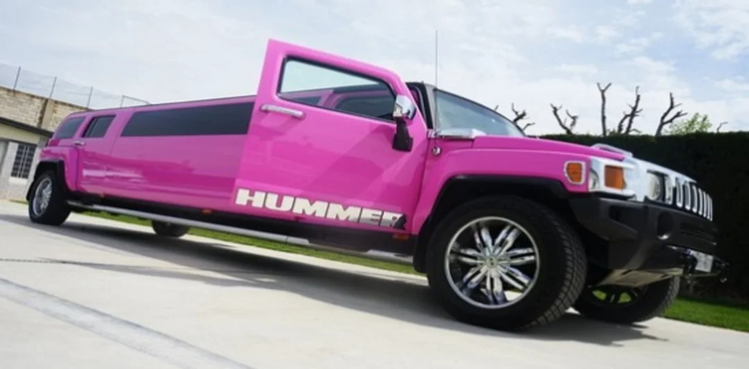 Hummer rosa en Barcelona 