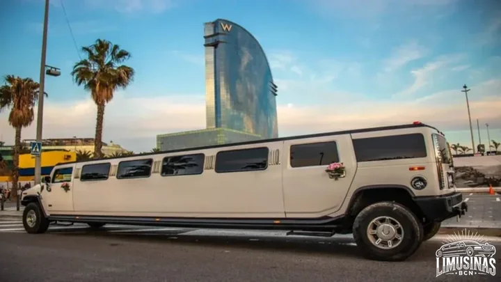 Hummer blanca premium para alquiler de limusinas